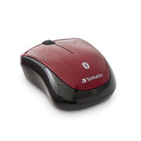 Verbatim Bluetooth® Wireless Tablet Multi-Trac Blue LED Mouse - Garnet Red