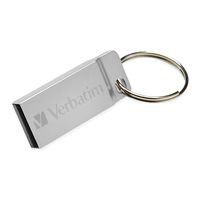 Verbatim 32GB Metal Executive USB Flash Drive – Silver