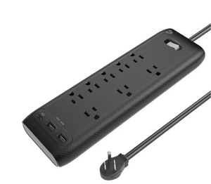 Blue Diamond 8-Outlet Surge Protector + USB charging