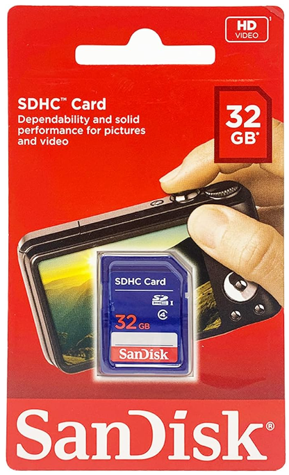 Sandisk 32GB Class 4 SDHC Flash Memory Card