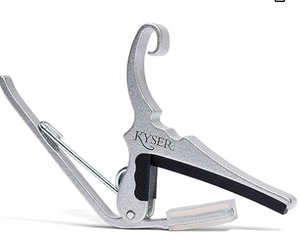 Kyser Quick-Change Acoustic Guitar Capo - Silver