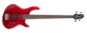 Cort Action Bass Plus Electric Bass Trans Red