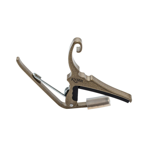 Kyser Quick-Change Acoustic Guitar Capo - Gold