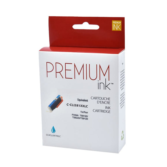 Premium Ink Compatible with Canon CLI-281XXL Cyan