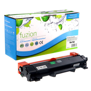 Fuzion - Brother TN760 Compatible Toner - Black