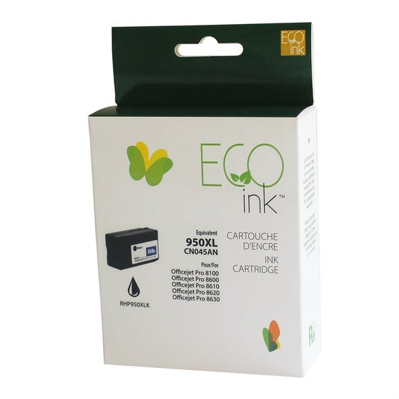 ECOink Remanufactured ink Replacement for HP 950XL Black