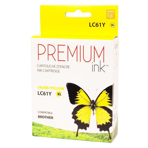 Brother LC61XL Compatible Yellow Premium Ink - Perth PC