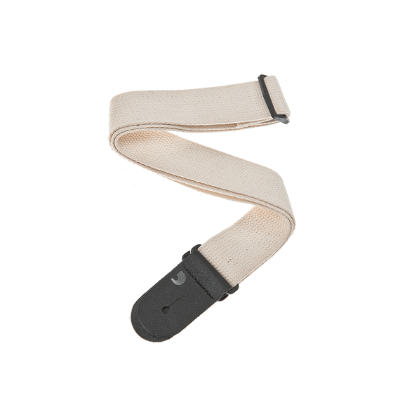 D'Addario Cotton Guitar Strap Natural