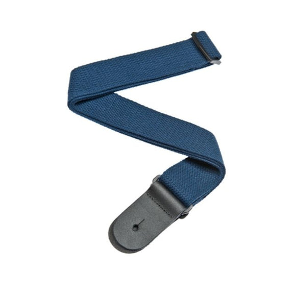 D'Addario Cotton Guitar Strap Blue - Perth PC