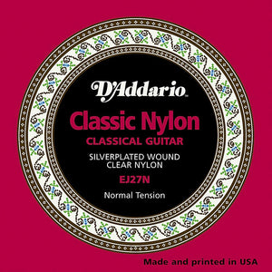 D'Addario EJ27N Normal Tension Classical Guitar Strings - Perth PC