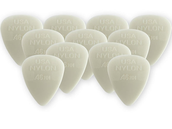 Dunlop Nylon Standard Picks, Cream .46mm, Qty 12 - Perth PC