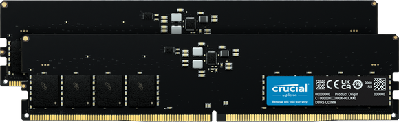 Crucial 32GB (2 x 16 GB) DDR5 4800 DIMM Memory Module